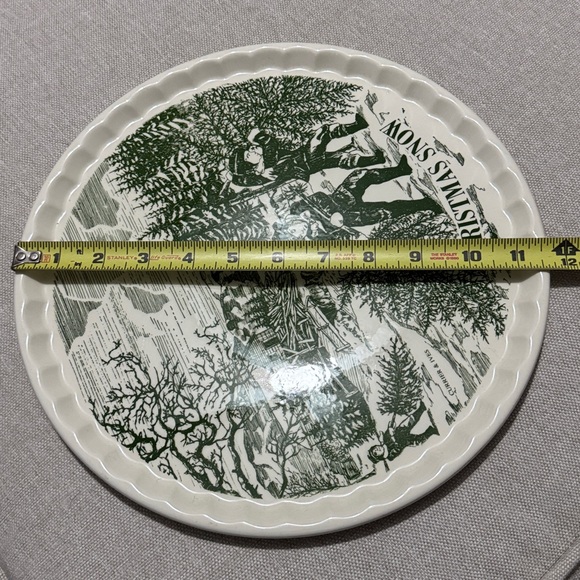“Christmas Snow”Platter-Auth Reproduction of an Orig Currier & Ives Collection - Picture 7 of 8